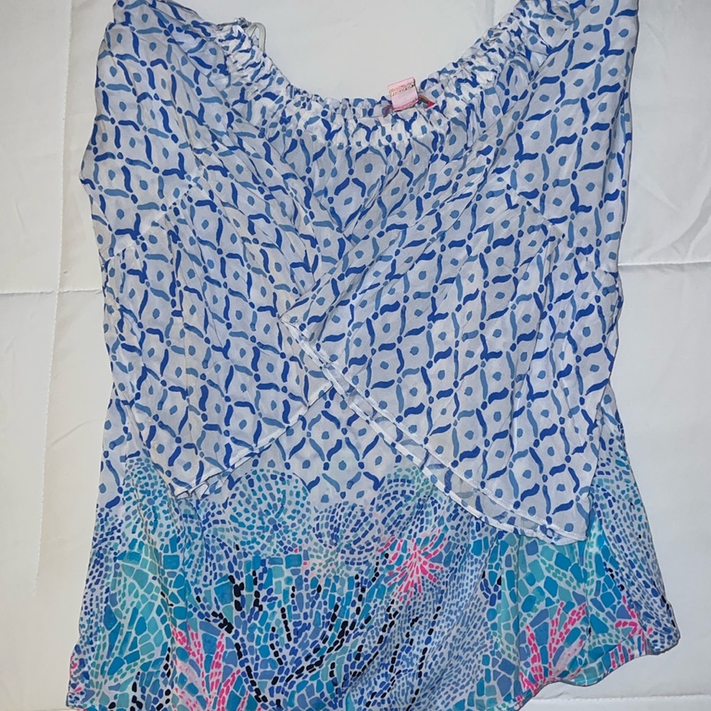 Lilly Pulitzer off the shoulder top